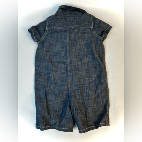 2 Set Lot Bundle - Boys 12-18 Months Button Short Pocket Romper (read for brand) - Picture 6 of 8